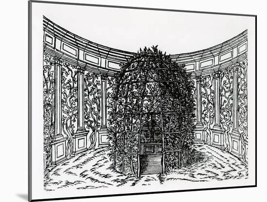 An Arbour, from 'Hypnerotomachia Poliphili', Attributed to Francesco Colonna (C.1432-1527), Publish-Italian School-Mounted Giclee Print