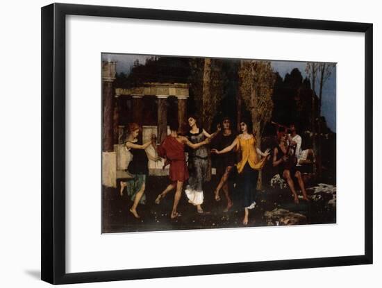 An Arcadian Idyll, 1879-Hans Sandreuter-Framed Giclee Print