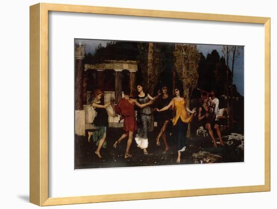 An Arcadian Idyll, 1879-Hans Sandreuter-Framed Giclee Print