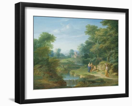 An Arcadian Landscape-Jacob Andries Beschey-Framed Giclee Print