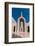 An archway leading to a minaret in Sultan Qaboos Grand Mosque, Muscat, Oman.-Sergio Pitamitz-Framed Photographic Print