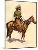 An Arizona Cowboy-Frederic Sackrider Remington-Mounted Giclee Print