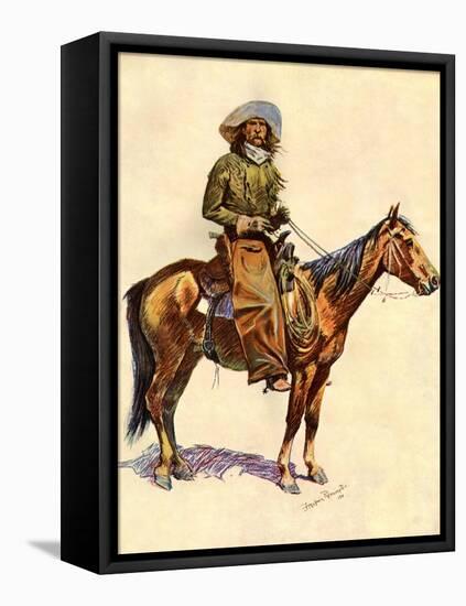 An Arizona Cowboy-Frederic Sackrider Remington-Framed Premier Image Canvas