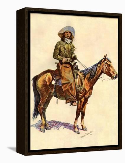 An Arizona Cowboy-Frederic Sackrider Remington-Framed Premier Image Canvas