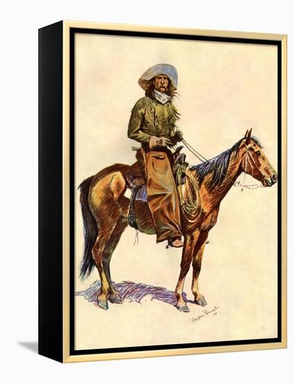 An Arizona Cowboy-Frederic Sackrider Remington-Framed Premier Image Canvas