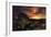 An Arizona Sunset Near the Grand Canyon, 1898-Thomas Moran-Framed Giclee Print