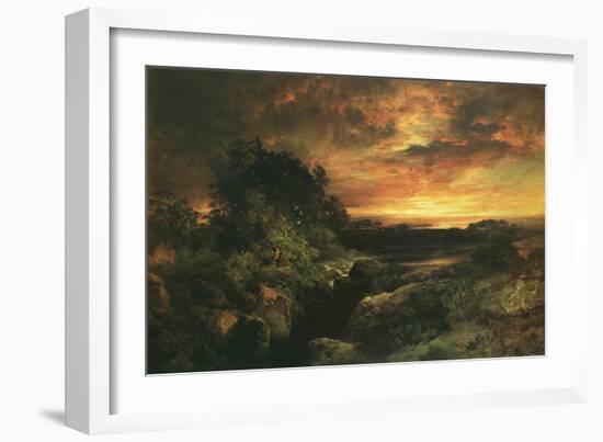 An Arizona Sunset near the Grand Canyon, 1898-Thomas Moran-Framed Art Print