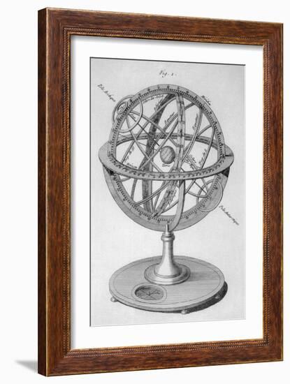 An Armillary Sphere-Benard-Framed Art Print