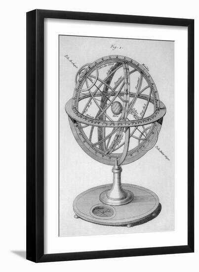 An Armillary Sphere-Benard-Framed Art Print