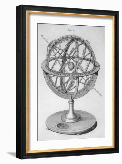 An Armillary Sphere-Benard-Framed Art Print