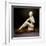 An Art Deco Alabaster Figure, Modelled as a Nude Female Bather-null-Framed Giclee Print