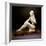 An Art Deco Alabaster Figure, Modelled as a Nude Female Bather-null-Framed Giclee Print