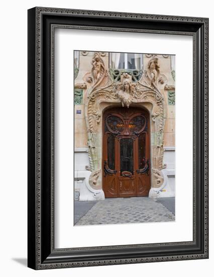 An Art Nouveau Doorway in Central Paris, France, Europe-Julian Elliott-Framed Photographic Print