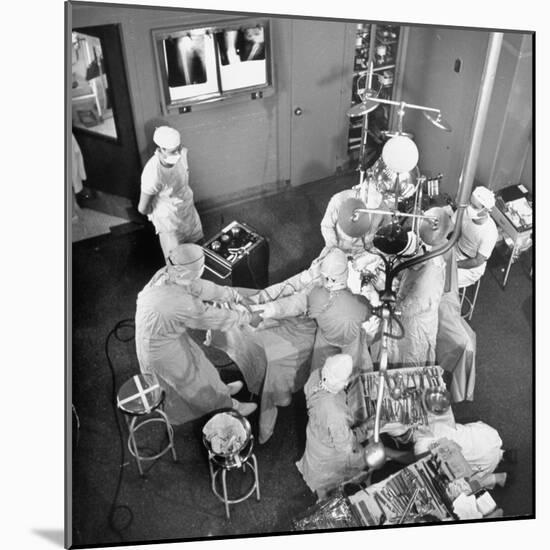 An Artifical Hip Joint Surgery-Al Fenn-Mounted Premium Photographic Print