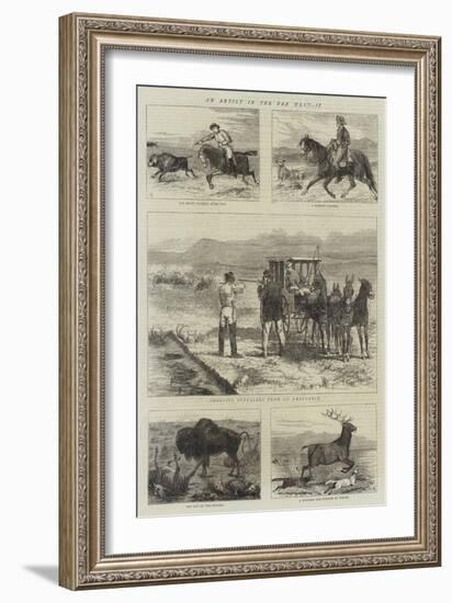 An Artist in the Far West, II-Alfred Chantrey Corbould-Framed Giclee Print