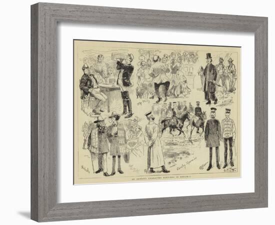 An Artist's Character Sketches in Berlin, I-Charles Stanley Reinhart-Framed Giclee Print