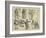 An Artist's Character Sketches in Berlin, II-Charles Stanley Reinhart-Framed Giclee Print