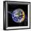 An Artist's Depiction of Planet Earth Catching on Fire-null-Framed Art Print