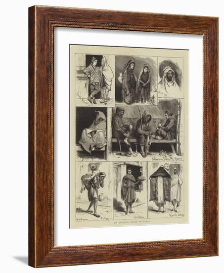 An Artist's Notes in Tunis-Walter Jenks Morgan-Framed Giclee Print