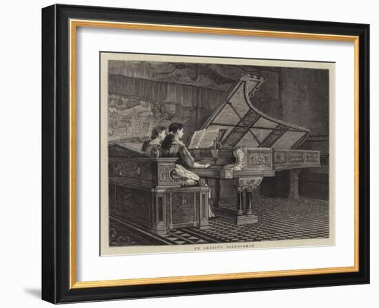 An Artist's Pianoforte-null-Framed Giclee Print