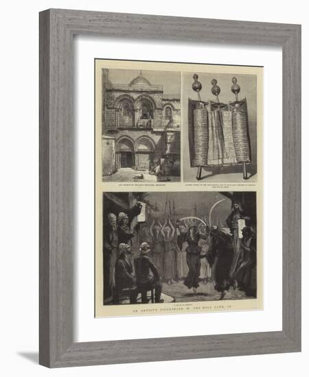 An Artist's Pilgrimage in the Holy Land, IX-Joseph Nash-Framed Giclee Print