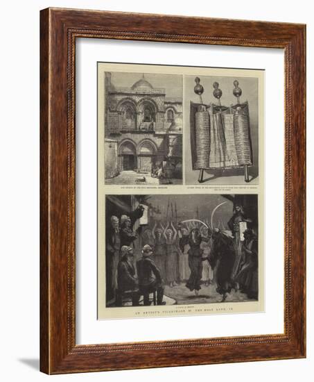 An Artist's Pilgrimage in the Holy Land, IX-Joseph Nash-Framed Giclee Print