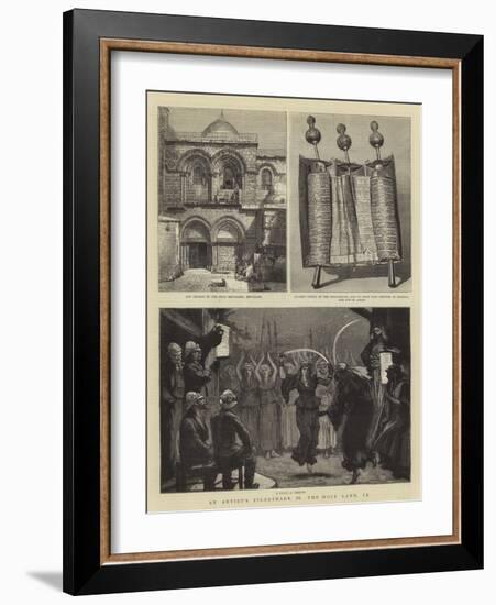 An Artist's Pilgrimage in the Holy Land, IX-Joseph Nash-Framed Giclee Print