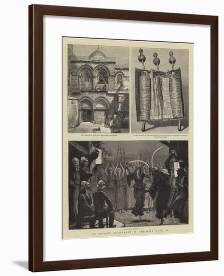 An Artist's Pilgrimage in the Holy Land, IX-Joseph Nash-Framed Giclee Print