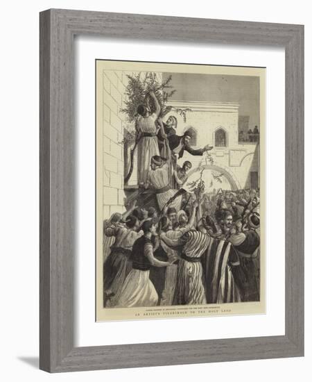 An Artist's Pilgrimage to the Holy Land-Walter Jenks Morgan-Framed Giclee Print