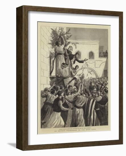 An Artist's Pilgrimage to the Holy Land-Walter Jenks Morgan-Framed Giclee Print