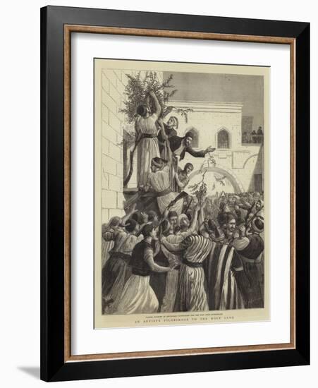 An Artist's Pilgrimage to the Holy Land-Walter Jenks Morgan-Framed Giclee Print