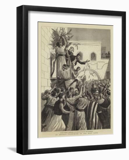 An Artist's Pilgrimage to the Holy Land-Walter Jenks Morgan-Framed Giclee Print