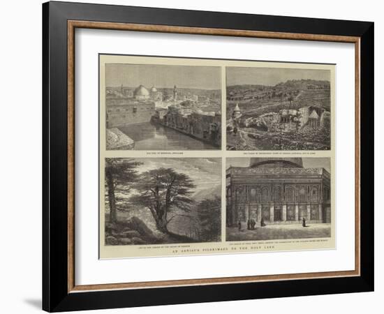 An Artist's Pilgrimage to the Holy Land-null-Framed Giclee Print