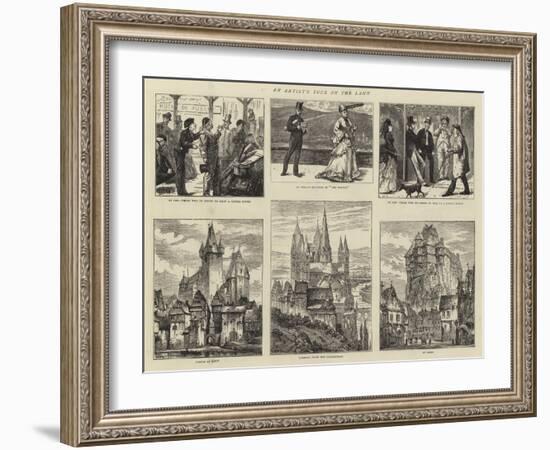 An Artist's Tour on the Lahn-Edward Frederick Brewtnall-Framed Giclee Print