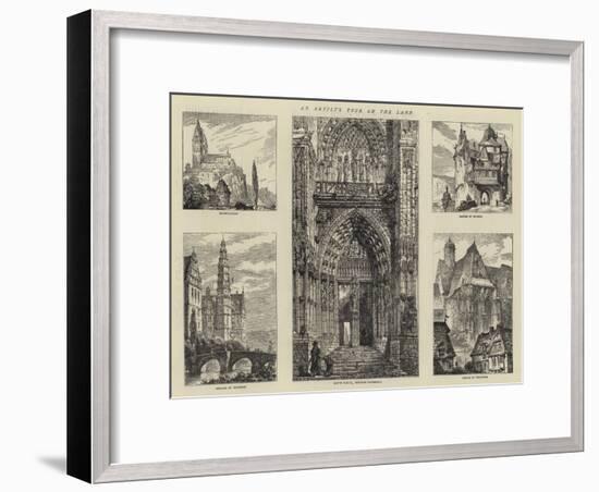 An Artist's Tour on the Lahn-Henry William Brewer-Framed Giclee Print