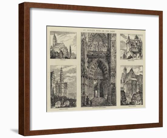 An Artist's Tour on the Lahn-Henry William Brewer-Framed Giclee Print