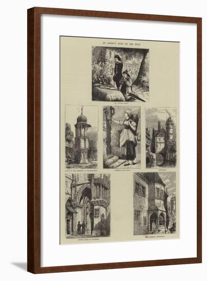 An Artist's Tour on the Main-Henry William Brewer-Framed Giclee Print