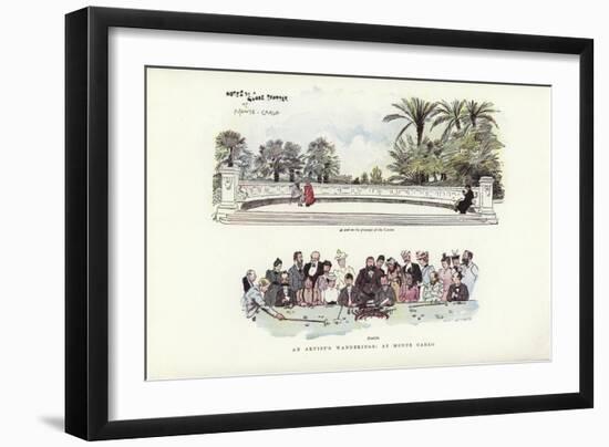 An Artist's Wanderings, at Monte Carlo-Phil May-Framed Giclee Print