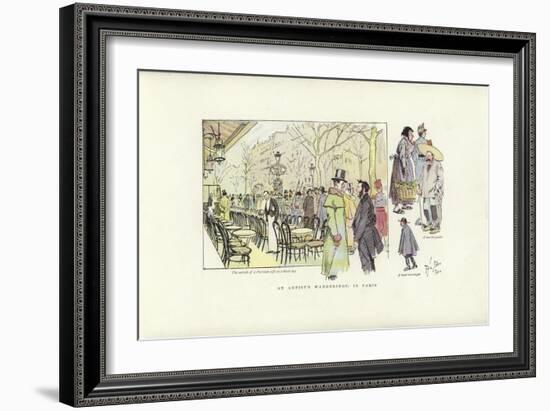 An Artist's Wanderings, in Paris-Phil May-Framed Giclee Print