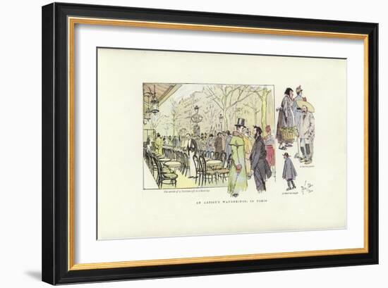 An Artist's Wanderings, in Paris-Phil May-Framed Giclee Print