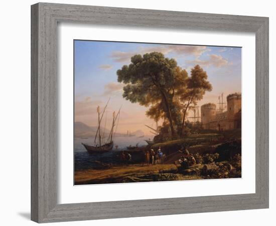 An Artist Studying from Nature, 1639-Claude Lorraine-Framed Giclee Print