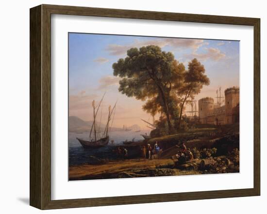 An Artist Studying from Nature, 1639-Claude Lorraine-Framed Giclee Print