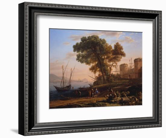 An Artist Studying from Nature, 1639-Claude Lorraine-Framed Giclee Print