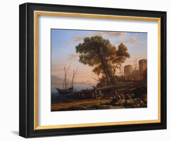 An Artist Studying from Nature, 1639-Claude Lorraine-Framed Giclee Print