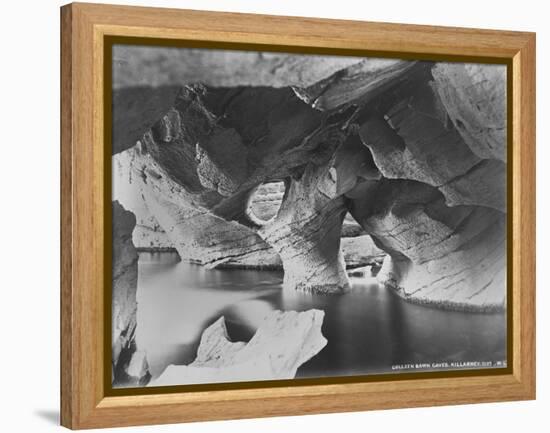 An Artistically Composed View of Colleen Bawn Caves, Killarney, C.1890-Robert French-Framed Premier Image Canvas