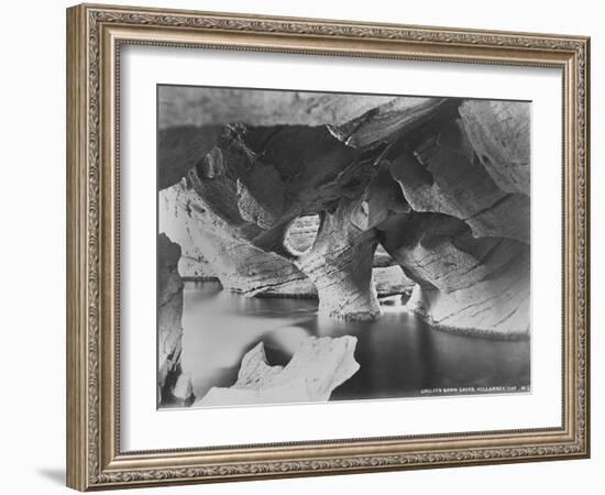 An Artistically Composed View of Colleen Bawn Caves, Killarney, C.1890-Robert French-Framed Giclee Print