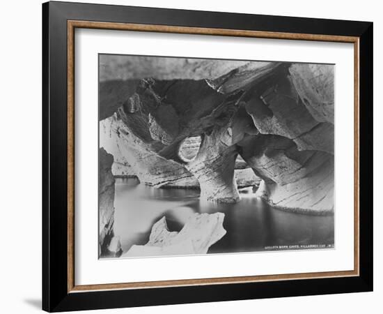 An Artistically Composed View of Colleen Bawn Caves, Killarney, C.1890-Robert French-Framed Giclee Print