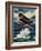 An Artists Impression of a Fairey Swordfish Sinking a U Boat in the North Sea, 1940-null-Framed Giclee Print