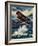 An Artists Impression of a Fairey Swordfish Sinking a U Boat in the North Sea, 1940-null-Framed Giclee Print