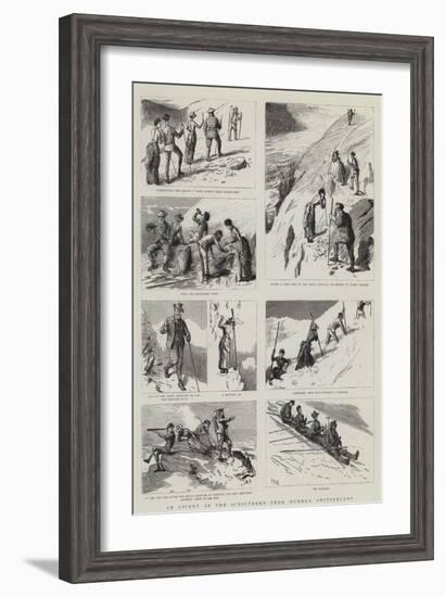 An Ascent of the Schilthorn from Murren, Switzerland-Sydney Prior Hall-Framed Giclee Print